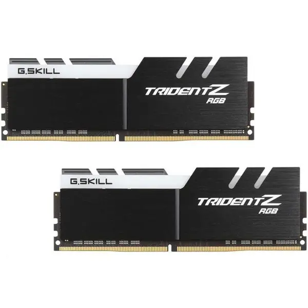 رم دسکتاپ DDR4 دو کاناله 3200 مگاهرتز CL16 جی اسکیل مدل Trident Z ظرفیت 16 گیگابایت G.SKILL Trident Z DDR4 3200MHz CL16 Dual Channel Desktop RAM - 16GB