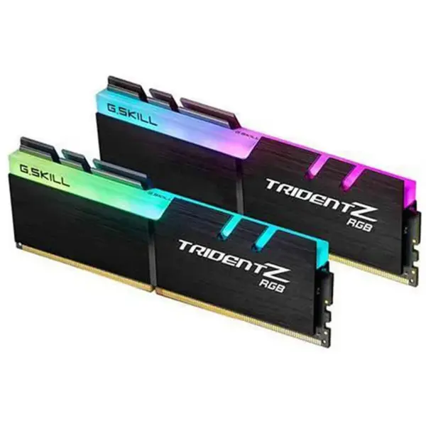 رم دسکتاپ DDR4 دو کاناله 3200 مگاهرتز CL16 جی اسکیل سری TRIDENT Z RGB ظرفیت 16 گیگابایت G.SKILL TRIDENT Z RGB DDR4 3200MHz CL16 Dual Channel Desktop RAM - 16GB