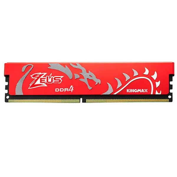 رم دسکتاپ DDR4 تک کاناله 3200 مگاهرتز CL17 کینگ مکس مدل Zeus Dragon RGB ظرفیت 8 گیگابایت Kingmax Zeus Dragon DDR4 8GB 3200Mhz CL17 Single Channel Desktop RAM - 4