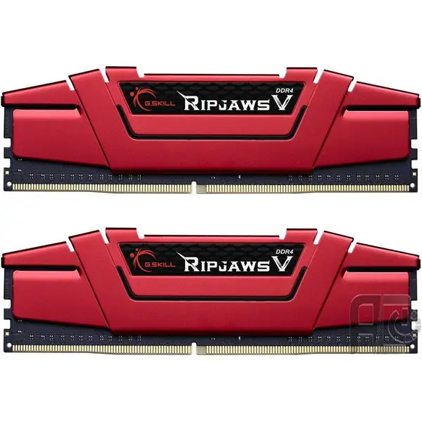رم دسکتاپ DDR4 دو کاناله 3200 مگاهرتز CL16 جی اسکیل مدل Ripjaws V ظرفیت 32 گیگابایت G.SKILL RIPJAWS V DDR4 3200MHz CL16 Dual Channel Desktop RAM 32GB