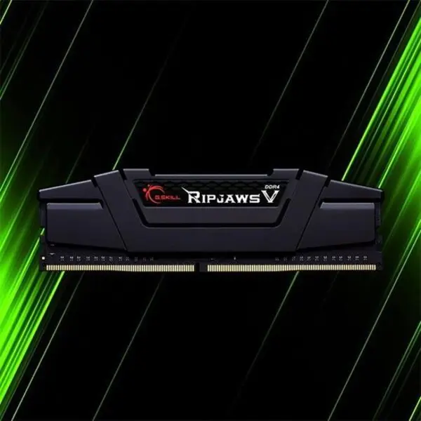 رم دسکتاپ DDR4 دو کاناله 3200 مگاهرتز CL16 جی اسکیل مدل RIPJAWS V ظرفیت 16 گیگابایت G.SKILL RIPJAWS V DDR4 3200MHz CL16 Single Channel Desktop RAM - 16GB - 3