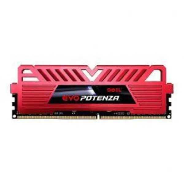 رم دسکتاپ DDR4 دو کاناله 3200 مگاهرتز CL16 گیل مدل Potenza ظرفیت 8 گیگابایت Geil Evo Potenza DDR4 3200MHz CL16 Dual Channel Desktop RAM - 8GB