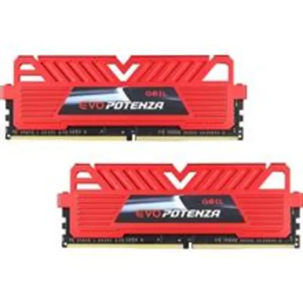 رم دسکتاپ DDR4 دو کاناله 3200 مگاهرتز CL16 گیل مدل Potenza ظرفیت 8 گیگابایت Geil Evo Potenza DDR4 3200MHz CL16 Dual Channel Desktop RAM - 8GB