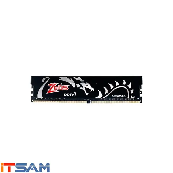 رم دسکتاپ DDR4 تک کاناله 3200 مگاهرتز CL17 کینگ مکس مدل Zeus Dragon RGB ظرفیت 8 گیگابایت Kingmax Zeus Dragon DDR4 8GB 3200Mhz CL17 Single Channel Desktop RAM - 2