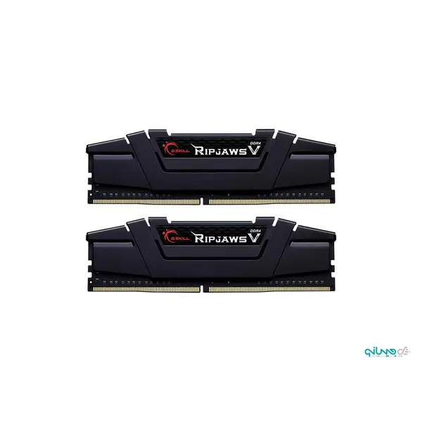 رم دسکتاپ DDR4 دو کاناله 3200 مگاهرتز CL16 جی اسکیل مدل Ripjaws V ظرفیت 32 گیگابایت G.SKILL RIPJAWS V DDR4 3200MHz CL16 Dual Channel Desktop RAM 32GB