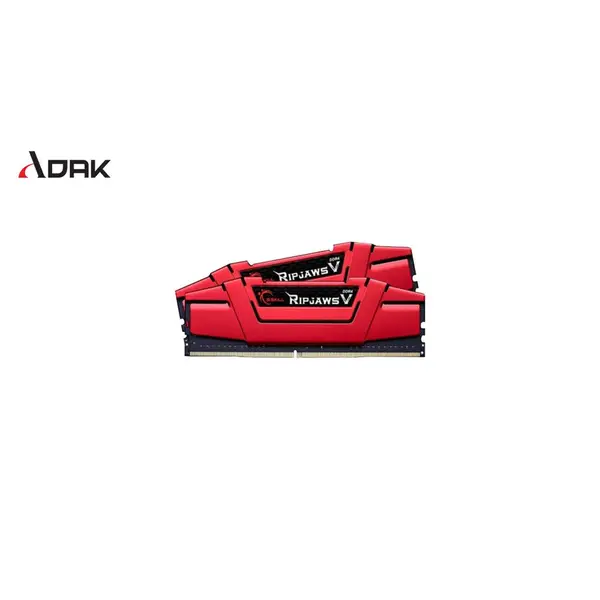 رم دسکتاپ DDR4 دو کاناله 3200 مگاهرتز CL16 جی اسکیل مدل Ripjaws V ظرفیت 32 گیگابایت G.SKILL RIPJAWS V DDR4 3200MHz CL16 Dual Channel Desktop RAM 32GB