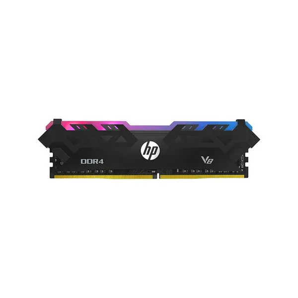 رم کامپیوتر DDR4 تک کاناله 3600 مگاهرتز CL18 اچ پی مدل V8 RGB ظرفیت 16 گیگابایت HP V8 16GB 3600MHz CL18 DDR4 - 4