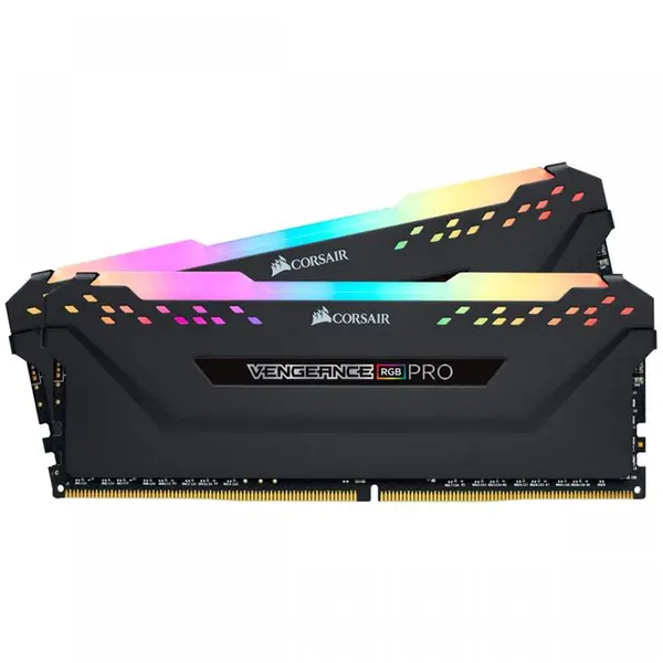 رم دسکتاپ DDR4 دو کاناله 3600 مگاهرتز CL18 کورسیر مدل VENGEANCE RGB PRO ظرفیت 32 گیگابایت Corsair VENGEANCE RGB PRO 32GB 16GBx2 3600MHz CL18 DDR4 Memory - 2