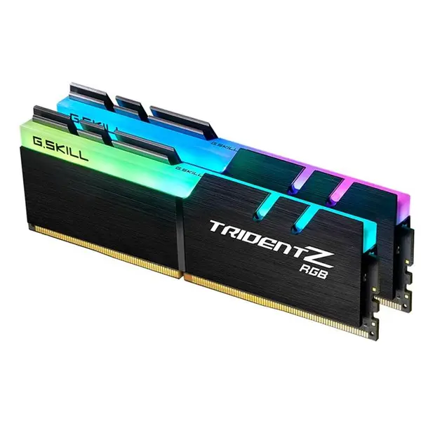 رم دسکتاپ DDR4 دو کاناله 3600 مگاهرتز CL18 جی اسکیل مدل TRIDENT Z RGB ظرفیت 16 گیگابایت RAM: GSkill Trident Z RGB 2×8GB=16GB DDR4 3600MHz CL18 - 4