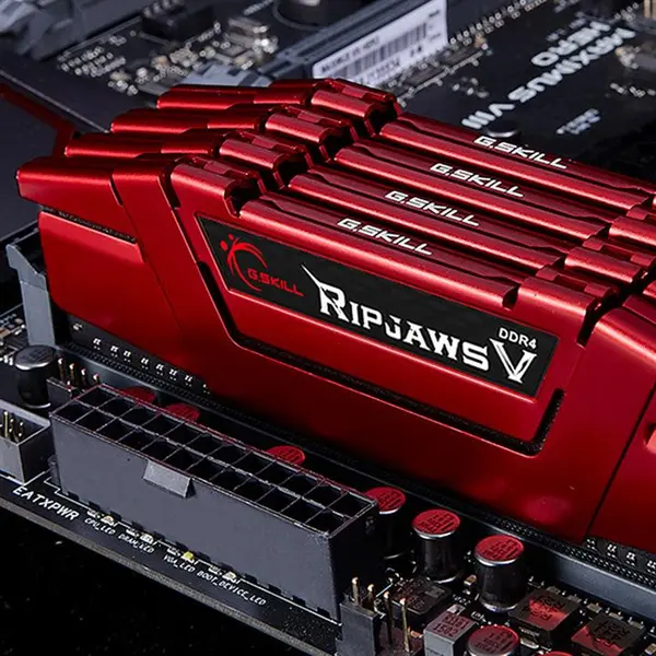رم دسکتاپ DDR4 دو کاناله 3600 مگاهرتز CL18 جی اسکیل مدل RIPJAWS V ظرفیت 64 گیگابایت RAM: GSkill Ripjaws V 64GB Dual DDR4 3600MHz CL18