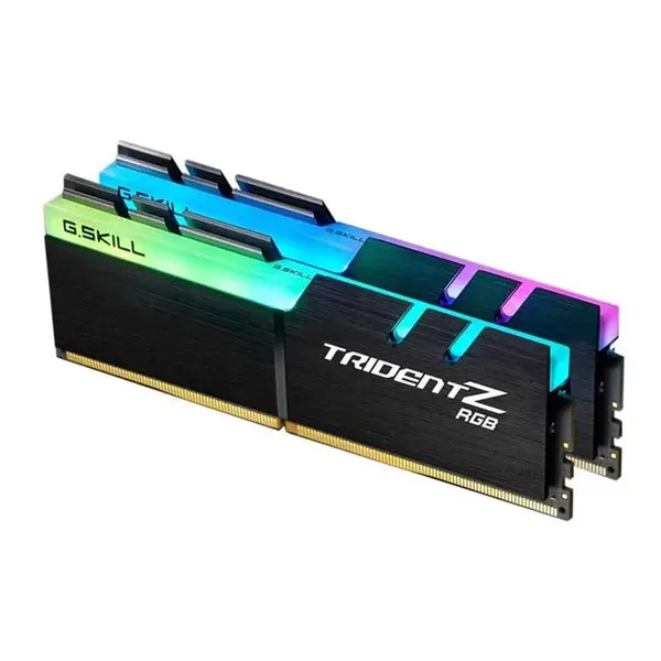 رم دسکتاپ DDR4 دو کاناله 3600 مگاهرتز CL18 جی اسکیل مدل Trident Z RGB ظرفیت 32 گیگابایت G.SKILL Trident Z RGB DDR4 3600Mhz CL18 Dual Channel Desktop RAM 32GB