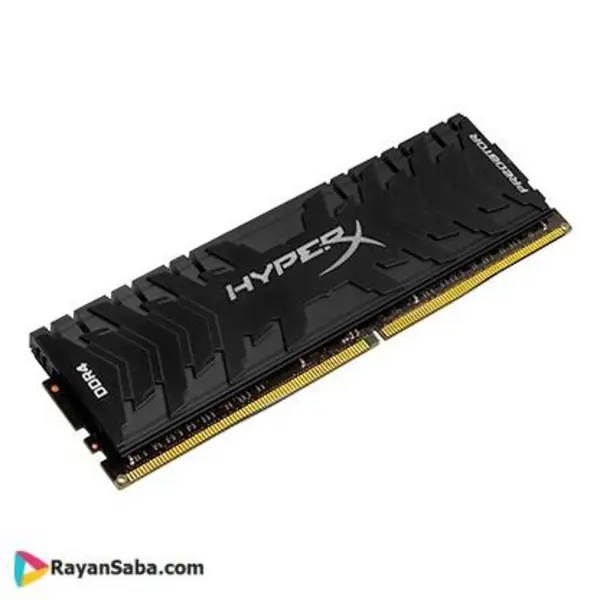 رم دسکتاپ DDR4 کینگستون تک کاناله 4000 مگاهرتز مدل HyperX Predator RGBظرفیت 8 گیگابایت CL19 Kingston HyperX Predator RGB DDR4 4000MHz Single RAM - 8GB - 3