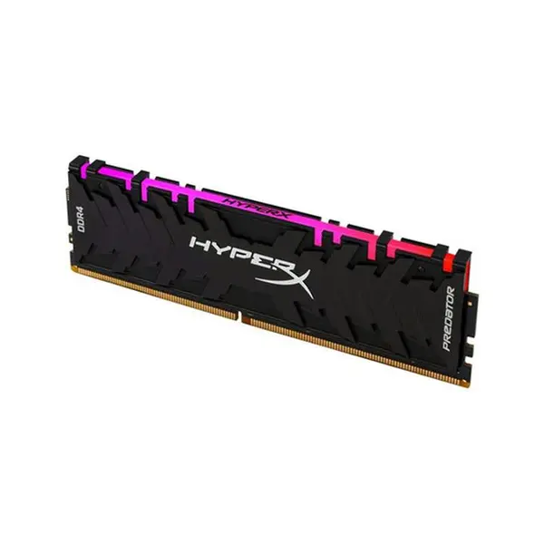 رم دسکتاپ DDR4 کینگستون تک کاناله 4000 مگاهرتز مدل HyperX Predator RGBظرفیت 8 گیگابایت CL19 Kingston HyperX Predator RGB DDR4 4000MHz Single RAM - 8GB - 2
