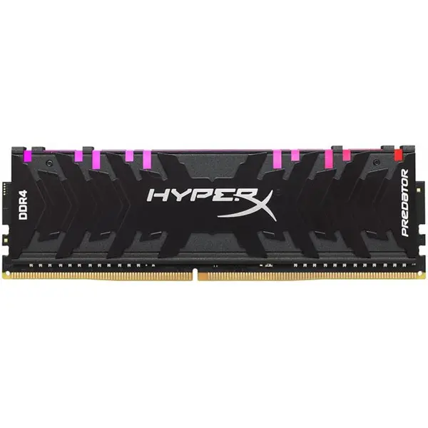 رم دسکتاپ DDR4 کینگستون تک کاناله 4000 مگاهرتز مدل HyperX Predator RGBظرفیت 8 گیگابایت CL19 Kingston HyperX Predator RGB DDR4 4000MHz Single RAM - 8GB - 4