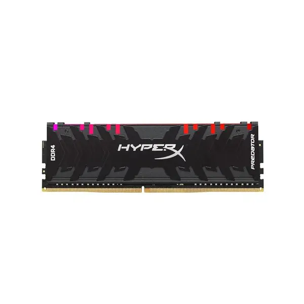 رم دسکتاپ DDR4 کینگستون تک کاناله 4000 مگاهرتز مدل HyperX Predator RGBظرفیت 8 گیگابایت CL19 Kingston HyperX Predator RGB DDR4 4000MHz Single RAM - 8GB