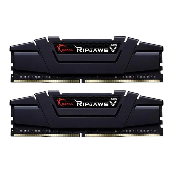 رم دسکتاپ DDR4 دو کاناله G-Skill Ripjaws V 16GB 4000Mhz CL18 RAM: GSkill Ripjaws V 2×8GB=16GB DDR4 4000MHz CL18