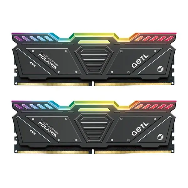 رم گیل دسکتاپ DDR5 32GB دو کاناله 5200 CL34 POLARIS RGB Ram Geil 32GB POLARIS RGB DDR5 5200Mhz CL34 Dual - 3