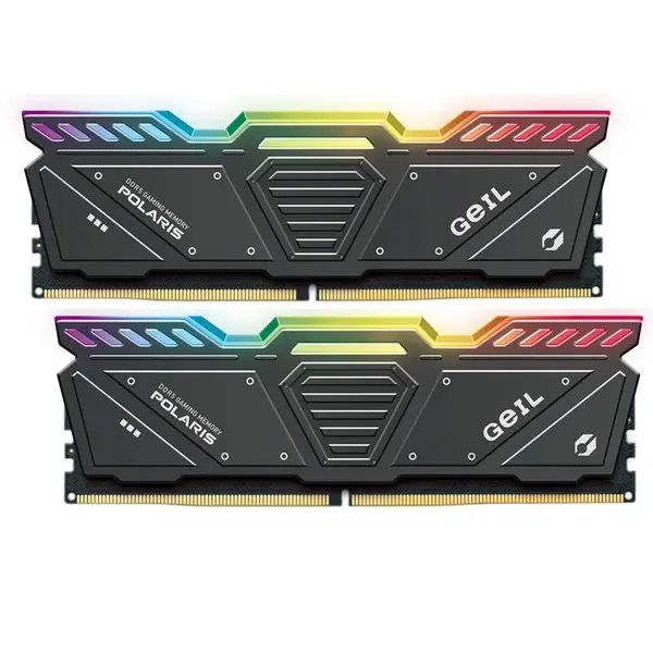 رم دسکتاپ DDR5 فرکانس 4800 مگاهرتز ظرفیت 32 گیگابایت GeIL Polaris 16GBx2 4800MHZ 32GB CL40 DDR5 Desktop RAM - 2