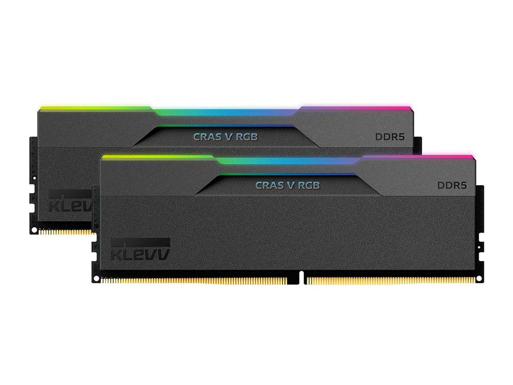 رم دسکتاپ DDR5 کلو 6000MHz مدل Klevv Cras V RGB ظرفیت 2×16 گیگابایت
