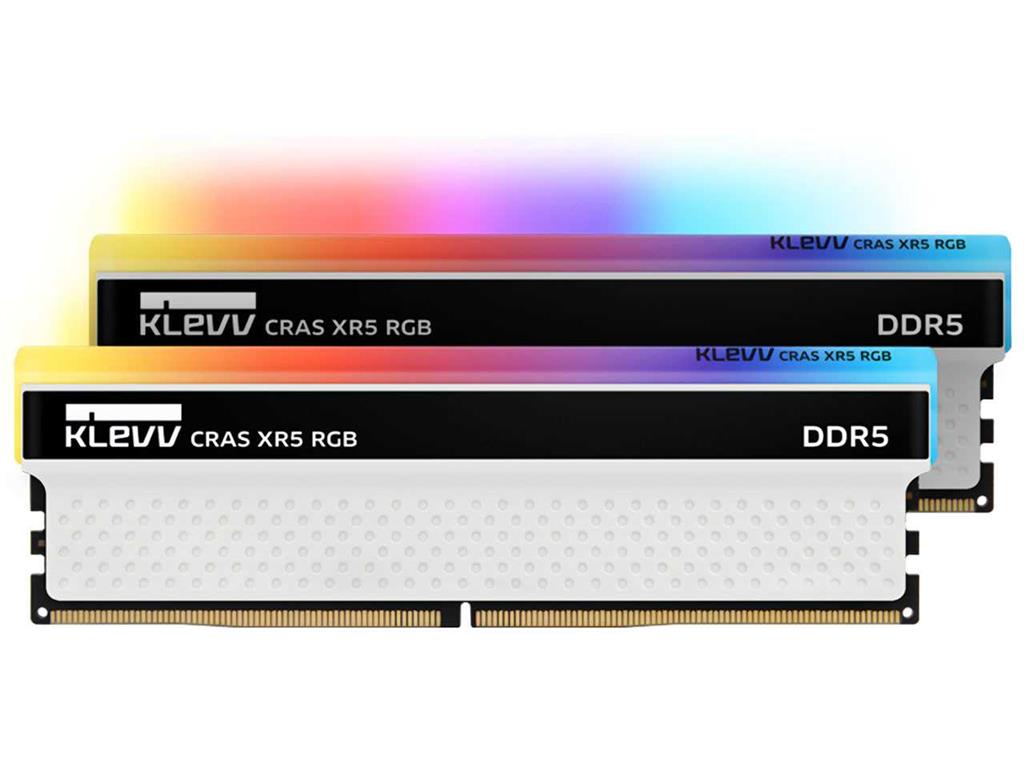 رم دسکتاپ DDR5 کلو 6000MHz مدل KLEVV CRAS XR5 RGB ظرفیت 2×16 گیگابایت