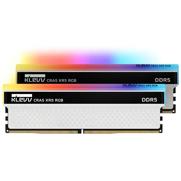 رم دسکتاپ DDR5 کلو 6000MHz مدل KLEVV CRAS XR5 RGB ظرفیت 2×16 گیگابایت