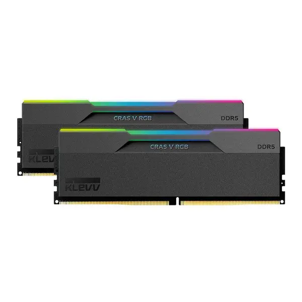 رم دسکتاپ DDR5 کلو 7200MHz مدل Klevv Cras v RGB ظرفیت 2×16 گیگابایت