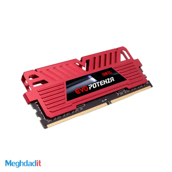 رم کامپیوتر ژل سری EVO POTENZA با حافظه ۱۶ گیگابایت و فرکانس ۳۰۰۰ مگاهرتز Geil EVO POTENZA DDR4 16GB 3000MHz CL16 Single Channel Desktop RAM - 3