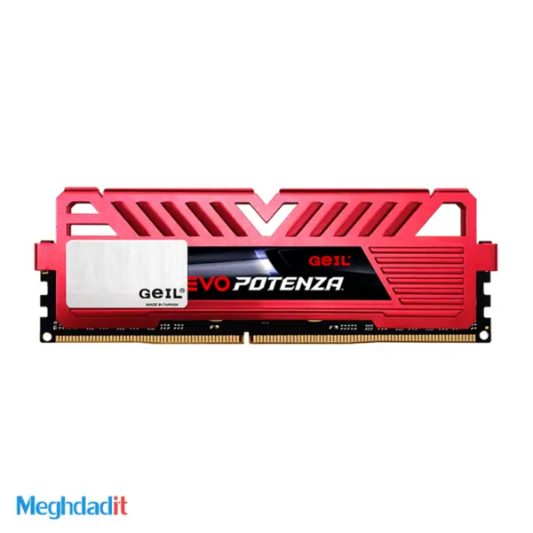 رم کامپیوتر ژل سری EVO POTENZA با حافظه ۱۶ گیگابایت و فرکانس ۳۰۰۰ مگاهرتز Geil EVO POTENZA DDR4 16GB 3000MHz CL16 Single Channel Desktop RAM - 4