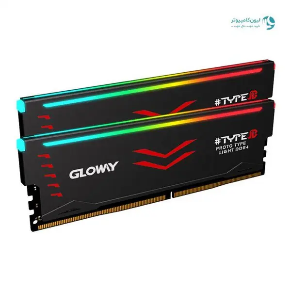رم آسگارد سری Gloway RGB با حافظه 16 گیگابایت و فرکانس 3000 مگاهرتز ASGARD Gloway RGB 16GB 8GBx2 3000MHz CL16 Memory