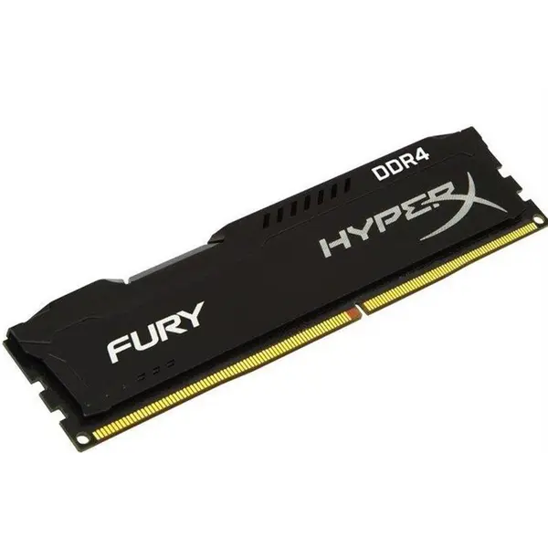 رم کامپیوتر کینگستون مدل HyperX Fury DDR4 2400MHz CL15 ظرفیت 4 گیگابایت Kingston HyperX Fury 4GB DDR4 2400MHz CL15 Single Channel RAM HX424C15FB4