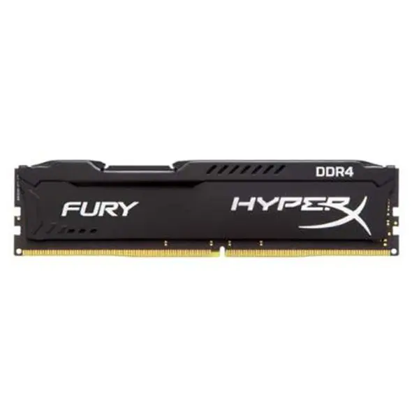رم کامپیوتر کینگستون مدل HyperX Fury DDR4 2400MHz CL15 ظرفیت 8 گیگابایت Kingston HyperX Fury 8GB DDR4 2400MHz CL15 Single Channel RAM HX424C15FB28
