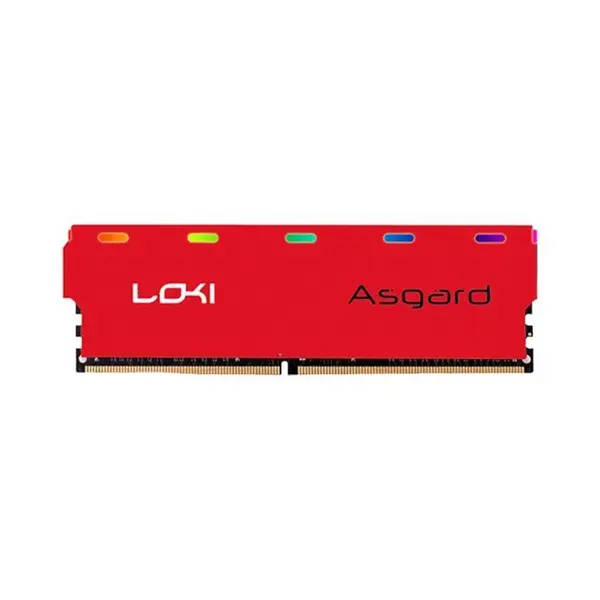 رم تک کاناله آسگارد سری LOKI W1 حافظه 16 گیگابایت و فرکانس 3000 مگاهرتز LOKI W1 DDR4 16GB 3000MHZ RGB RED