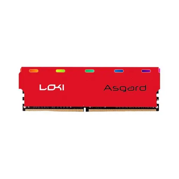 رم تک کاناله آسگارد سری LOKI W1 حافظه 16 گیگابایت و فرکانس 3000 مگاهرتز LOKI W1 DDR4 16GB 3000MHZ RGB RED