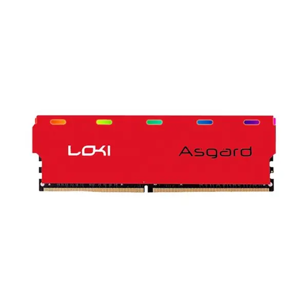 رم تک کاناله آسگارد سری LOKI W1 حافظه 16 گیگابایت و فرکانس 3000 مگاهرتز LOKI W1 DDR4 16GB 3000MHZ RGB RED