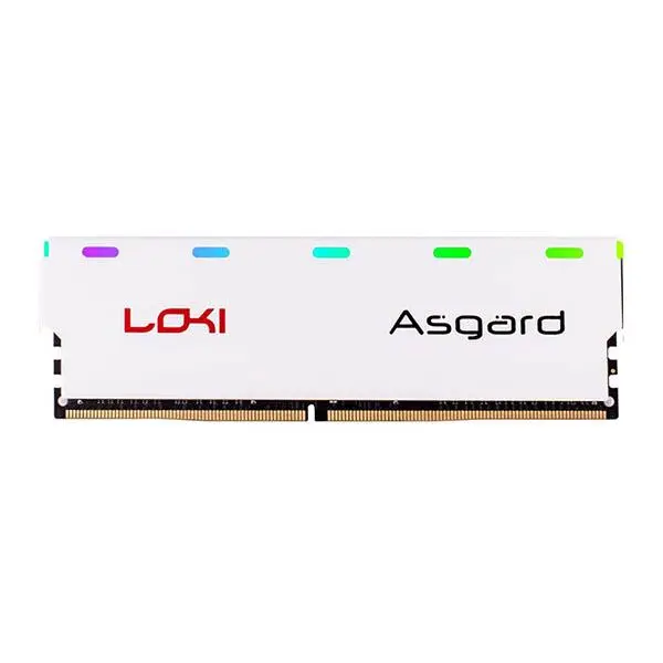 رم آسگارد سری LOKI W1 RGB با حافظه 8 گیگابایت و فرکانس 2666 مگاهرتز Asgard LOKI W1 RGB DDR4 8GB 2666MHz CL19 Single Channel Desktop RAM