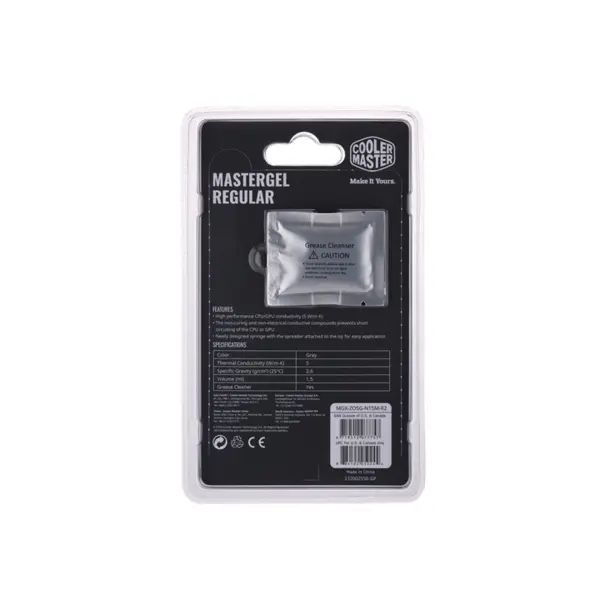 خمیر سیلیکون کولرمستر مدل MASTERGEL REGULAR Cooler Master MASTERGEL REGULAR Thermal Compound - 2
