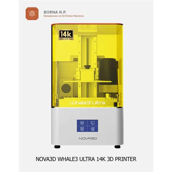 پرینتر سه بعدی رزینی Nova3D Whale3 Ultra (14K)