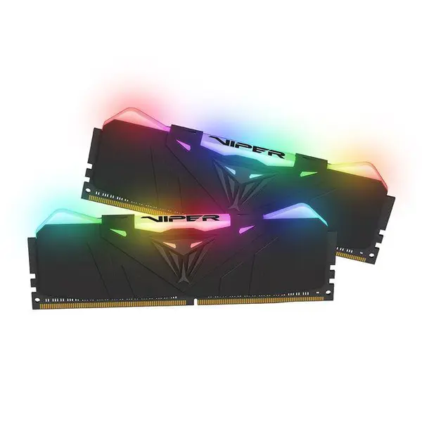 رم دسکتاپ PATRRIOT DDR4 دو کاناله 4133 مگاهرتز مدل VIPER ظرفیت 16 گیگابایت CL19 Patriot Viper RGB Series DDR4 16GB 4133MHz CL19 Dual Channel Desktop Ram