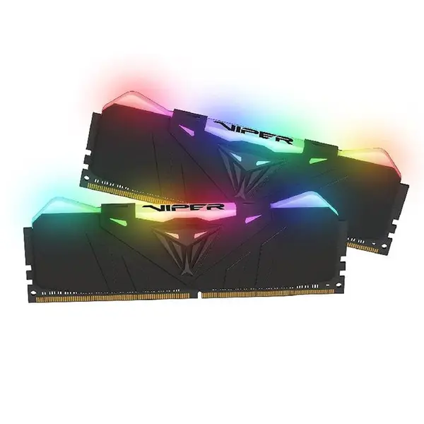 رم دسکتاپ PATRRIOT DDR4 دو کاناله 4133 مگاهرتز مدل VIPER ظرفیت 16 گیگابایت CL19 Patriot Viper RGB Series DDR4 16GB 4133MHz CL19 Dual Channel Desktop Ram - 3
