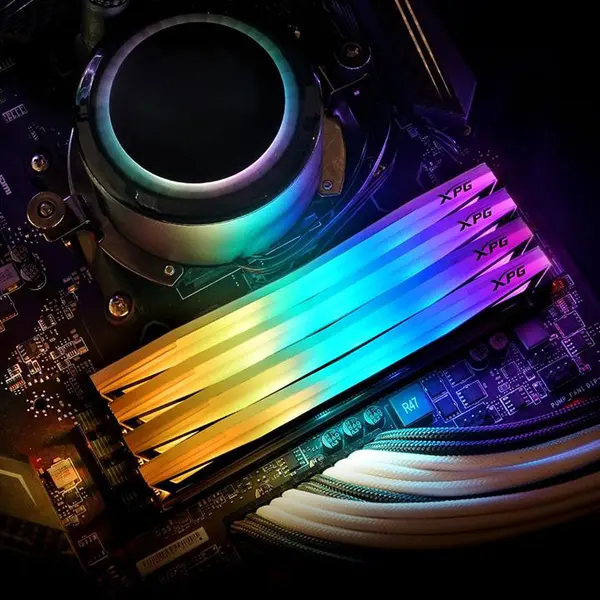 رم کامپیوتر RAM ای دیتا تک کاناله مدل SPECTRIX D60G DDR4 RGB CL19 با حافظه 8 گیگابایت و فرکانس 4133 مگاهرتز SPECTRIX D60G RGB 8GB DDR4 4133MHz CL19 Single Channel Desktop RAM - 4