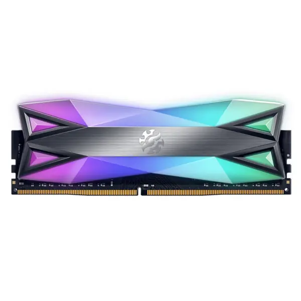 رم کامپیوتر RAM ای دیتا تک کاناله مدل SPECTRIX D60G DDR4 RGB CL19 با حافظه 8 گیگابایت و فرکانس 4133 مگاهرتز SPECTRIX D60G RGB 8GB DDR4 4133MHz CL19 Single Channel Desktop RAM - 2