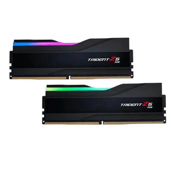 رم کامپیوتر RAM جی اسکیل دو کاناله مدل Trident Z5 RGB با حافظه 64 گیگابایت و فرکانس 6400 مگاهرتز G.Skill TRIDENT Z5 RGB 64GB DDR5 6400MHz CL32 Dual Channel Desktop RAM