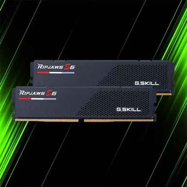 رم جی اسکیل Ripjaws S5 32GB 16GBx2 6400Mhz CL32 RAM: GSkill Ripjaws S5 32GB Dual 6400MHz CL32