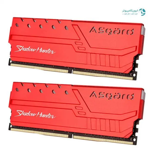 رم آسگارد سری Shadow Hunter با حافظه 16 گیگابایت و فرکانس 3200 مگاهرتز Asgard Shadow Hunter DDR4 16GB 3200MHz CL16 Dual Channel Desktop RAM