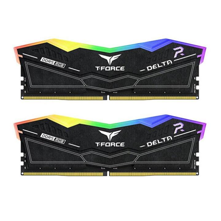 TeamGroup T-FORCE DELTA RGB 32GB 16GBx2 6200MHz CL38 DDR5 Black Memory