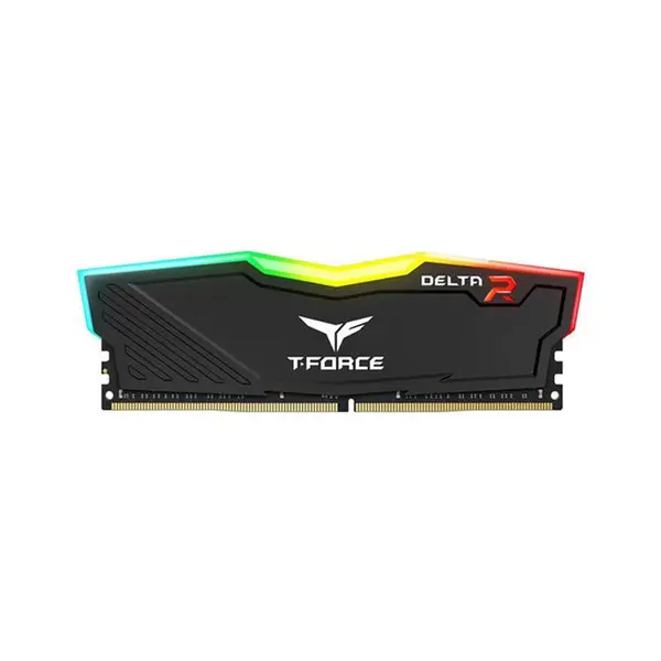 رم کامپیوتر تیم گروپ مدل T-FORCE DELTA 16GB 3200MHZ CL16 RAM: Team Group T-Force Delta RGB 16GB DDR4 3200MHz CL16
