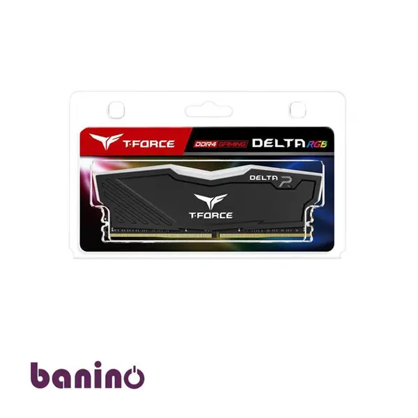 رم کامپیوتر تیم گروپ مدل T-FORCE DELTA 16GB 3200MHZ CL16 RAM: Team Group T-Force Delta RGB 16GB DDR4 3200MHz CL16