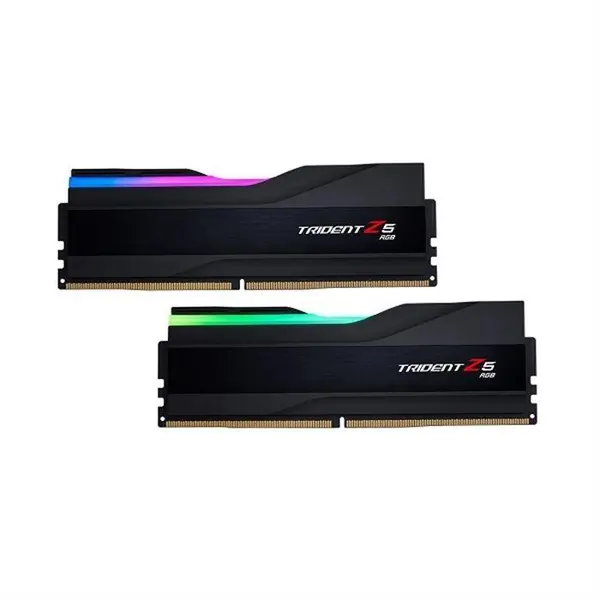 رم دسکتاپ جی اسکیل مدل Trident Z5 RGB BLACK ظرفیت 32 گیگابایت و فرکانس 6600 مگاهرتز G.SKILL Trident Z5 RGB BLACK 32GB 6600MHZ CL34 DDR5 Dual Channel Desktop RAM