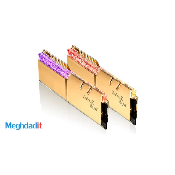 رم جی اسکیل Trident Z Royal Gold 16GB 8GBx2 4000MHz CL18 - 3