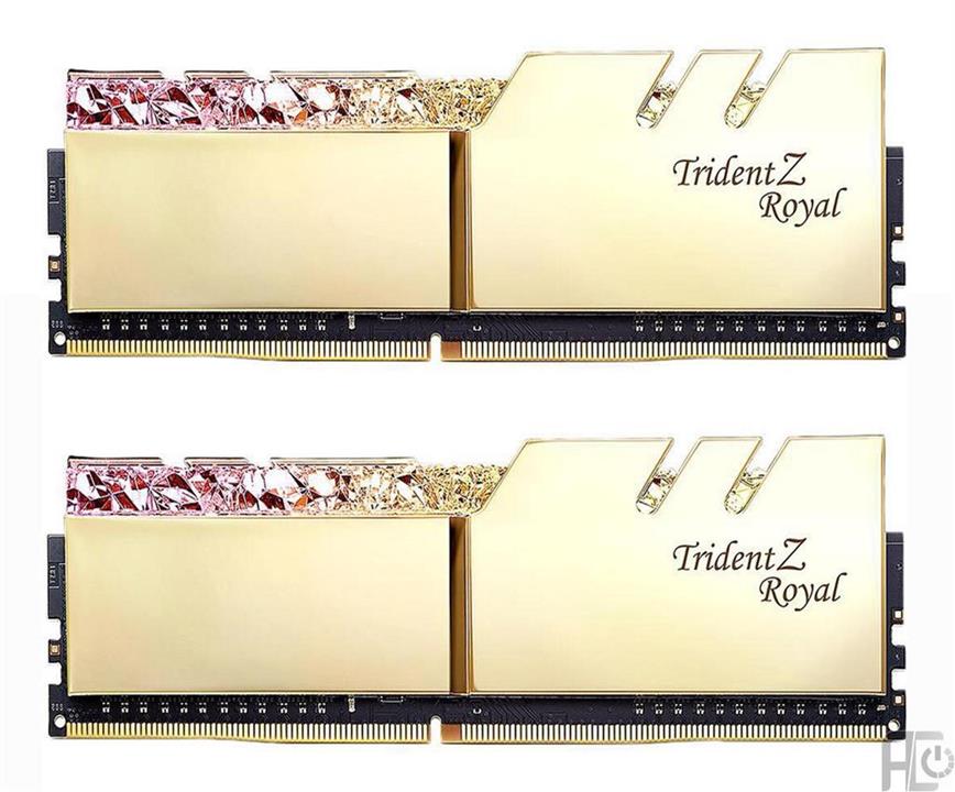 رم جی اسکیل Trident Z Royal Gold 16GB 8GBx2 3200MHz CL16